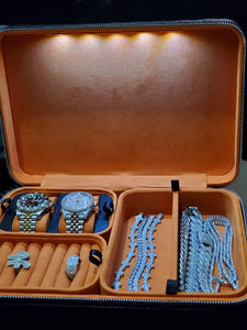 2 Layer LED Luxury Jewelry Case