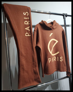 Brown Touché Paris Jogger Set