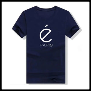 Navy Blue é Paris Tshirt