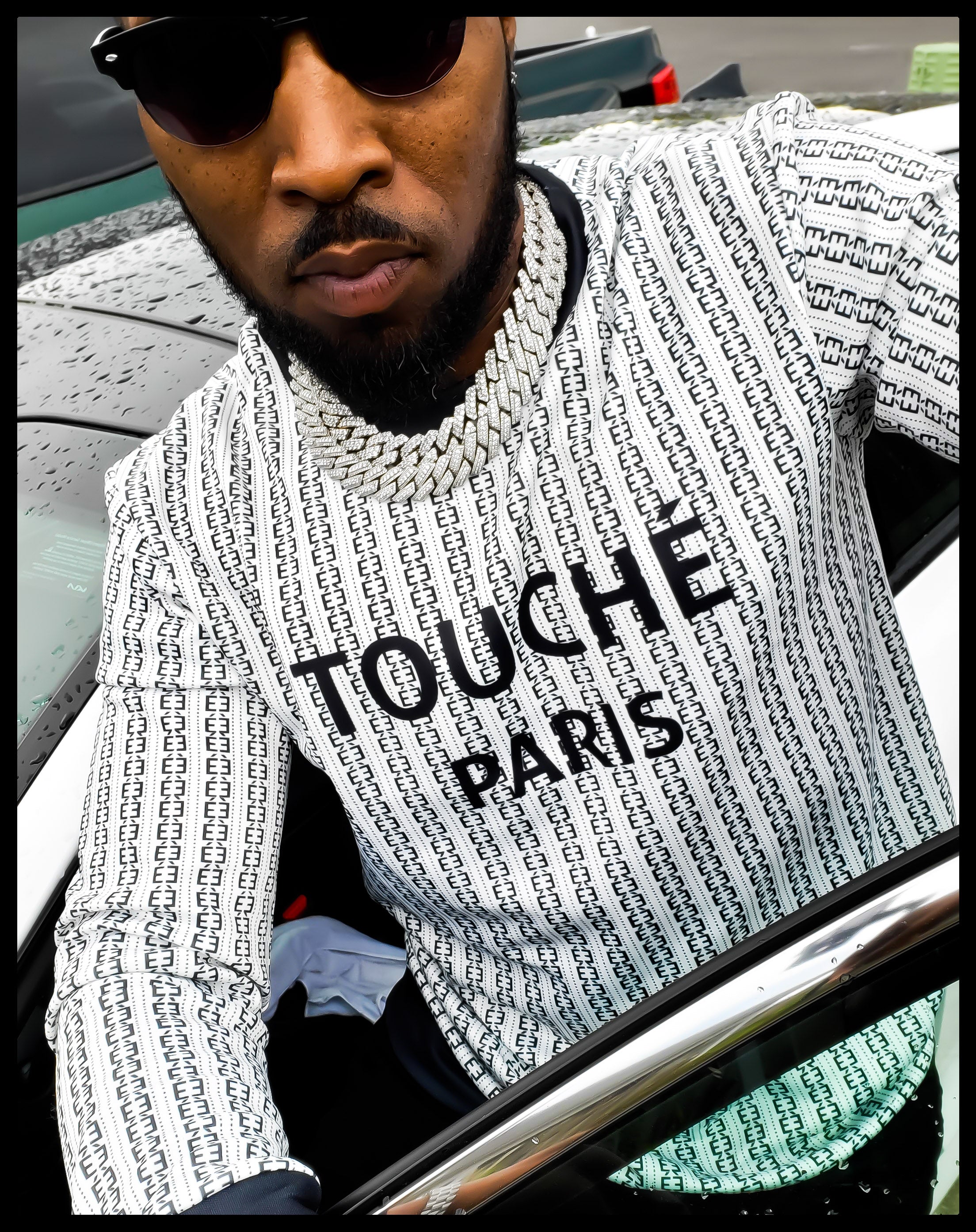 Luxury É Tile Crewneck Pullover