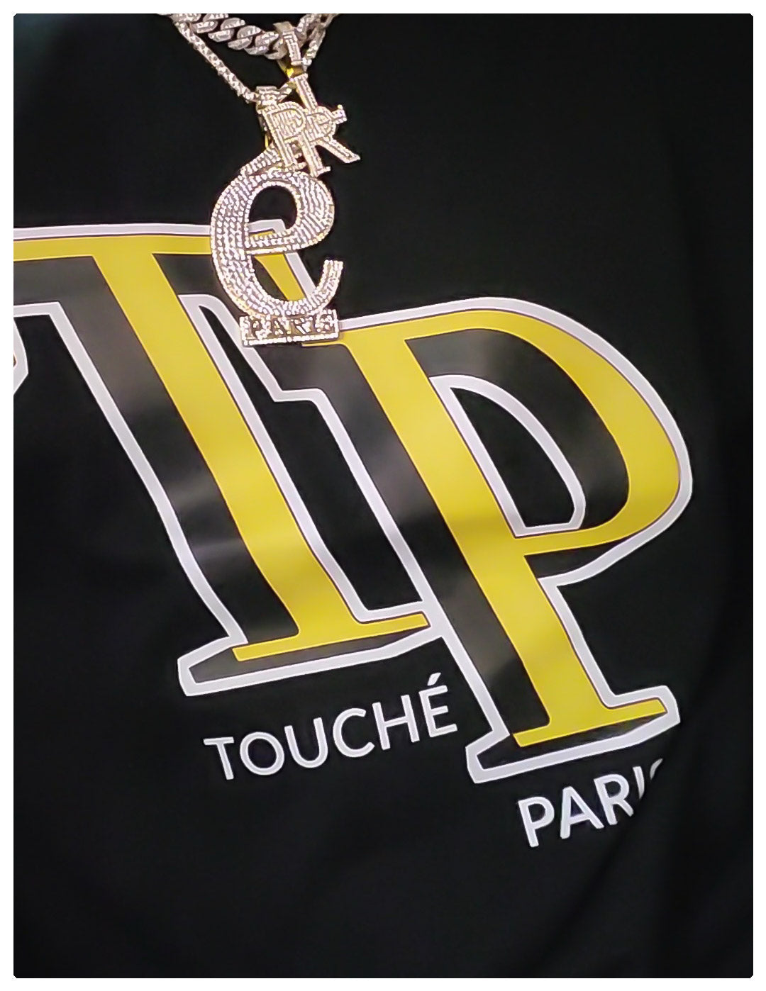 Black/Yellow TP Stamp Tshirt